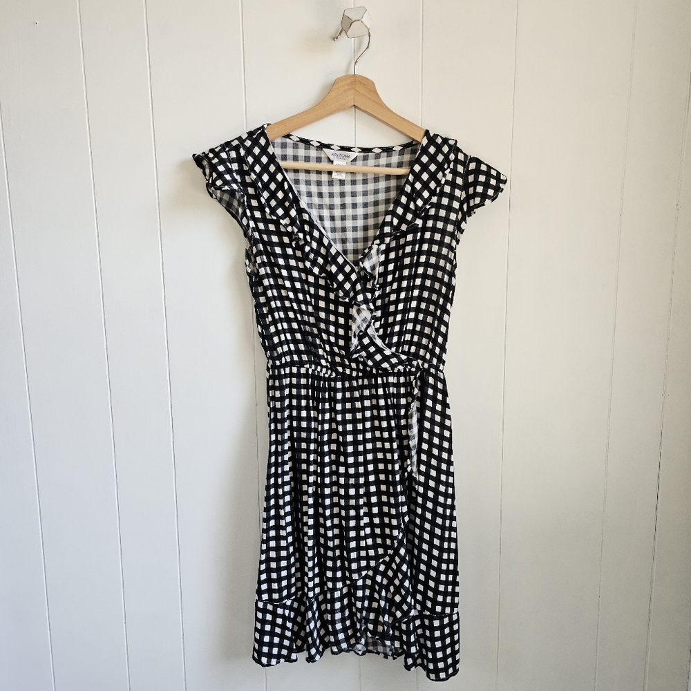 ☆ ARIZONA Gingham Wrap Dress